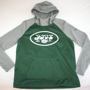 NY Jets Nike Therma Fit Hoodie Sweat Shirt Youth L